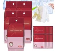 Stain Remover Wet Wipes, 2025 New Individually Wrapped Clothes Stain Remover Wipes, Portable Emergency Stain Removal Wet, Individual Wrapped for Clothes, Bed and Shoes (5 Pack)