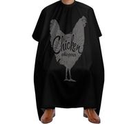 Stain Resistant Barber Cape, Chicken Whisperer, Hairdressing Apron Waterproof Hair Cutting Cape for Men Family Coloring