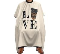 Stain Resistant Hair Colouring Cape, Cute Dogs Dog Love, Hairdressing Gown Anti-static Salon Cape for Haircut Coloring Styling