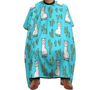 Stain Resistant Hair Cutting Cape, Cute Alpacas Cactus Llamas, Hairdressers Gown Personalised Barber Cape for Salons Family Men