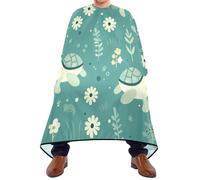 Stain Resistant Hairdressing Cape, Cute Turtle, Haircut Apron Gown Waterproof Hair Dye Cape for Coloring Styling Women
