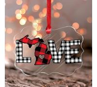 Stained Acrylic Window Hanging Valentine's Day Love Michigan Ornament Keepsake State Shaped USA Love Heart Pendant American State The Old Glory Window Panel Decor Transparent Keepsake Collectible Gift