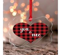 Stained Acrylic Window Hanging You And Me Wall Art Acrylic Panel Valentine's Gifts for Husband Wife Boyfriend Girlfriend Souvenir Valentine Romantic Love Quote Suncatchers Home Decoration Keepsake