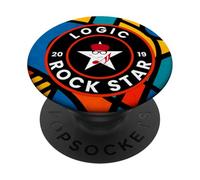 Stained color logo emblem PopSockets Adhesive PopGrip