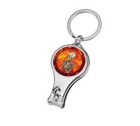 Stained Glass A Praying Skeleton Nail Clippers Toenail Clipper Cutters Professional Nail Trimmer Nail Cuticle Cutter for Women Men