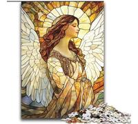 Stained Glass Angel 2000 Pieces Jigsaw Puzzle for Adults& Teens, Challenging Game And Family Play Parent-child Interaction (70x100cm)