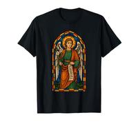 Stained Glass Archangel Gabriel T-Shirt