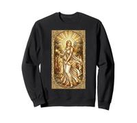 Stained Glass Artemis Ancient Greece Greek Goddess Sweatshirt
