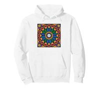 Stained Glass Artist Pattern Maker Identity Badge Art Mosaic Pullover Hoodie