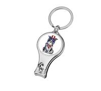 Stained Glass Border Collie Dog with Glasses Nail Clippers Toenail Clipper Cutters Professional Nail Trimmer Nail Cuticle Cutter for Women Men