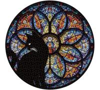 Stained Glass Cat Puzzle for Adults 1000 Piece, Colorful Religious Christian Jigsaw Puzzle, Kitty Kitten Mandala Puzzle