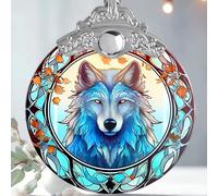Jocidea Stained Glass Wolf Ornament - Christmas Decor & Idea
