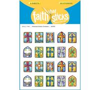 Stained Glass Crosses - Faith That Sticks Stickers