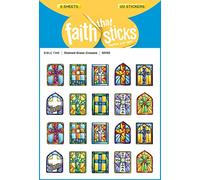 Stained Glass Crosses - Faith That Sticks Stickers