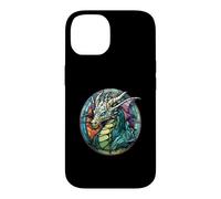 Stained Glass Dragon Case for iPhone 14