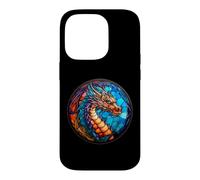 Stained Glass Dragon Case for iPhone 14 Pro