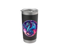 Stained Glass Dragon Stainless Steel Insulated Tumbler