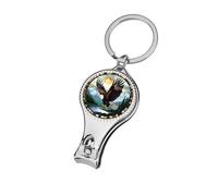 Stained Glass Eagle Flying Nail Clippers Toenail Clipper Cutters Professional Nail Trimmer Nail Cuticle Cutter for Women Men