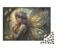 Stained Glass Fairy 1000pc Jigsaw Puzzle for Adults Mind Relaxation Puzzle Fun Present Home Activity Cardboard 70x50cm/1000pcs