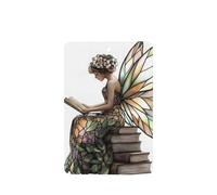 Stained Glass Fairy Reading Books Car Air Fresheners 4 Pcs Hanging Scented Cards Fragrance Scented Cards For Car Aromatherapy Tablets