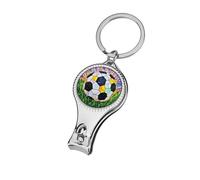 Stained Glass Geometric Classic Soccer Ball Nail Clippers Toenail Clipper Cutters Professional Nail Trimmer Nail Cuticle Cutter for Women Men