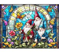 Stained Glass - Gnomes