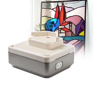 Stained Glass Grinder, Dual-Layer 150W Portable Tool for Glass and Ceramics, Ideal for Jewelry and Home Decoration