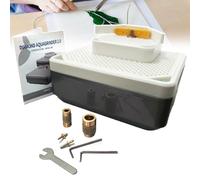 Stained Glass Grinder - Dual-Layer Wet Grinding for Drilling and Edge Refinement with Diamond Bits, Ideal for Beginners and Professionals