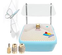 Stained Glass Grinder Kit with Multiple Bits and Baffle Board for DIY Art Grinding and Shaping