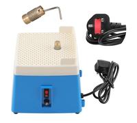 Stained Glass Grinder Machine, 65W Portable Glass Grinding Machine, 4200R Mini DIY Grinding Tool Kit for Stained DIY, Mosaics, Ceramics and Crafts Blue