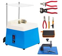 Stained Glass Grinder Machine Kit, 10-Piece Mosaic Tile and Glass Tool Set, Includes Grinder and Circle for DIY Projects