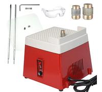 Stained Glass Grinder Machine, Mini Portable DIY Tool Kit with 5/8" & 1" Grinding Bits for Crafts and Projects, Perfect for Glass Shaping and Art Creation