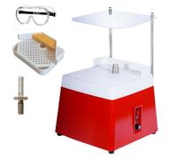 Stained Glass Grinder, Mini Stained Glass Kit Grinder with Baffle, 4200RPM Mini DIY Grinding Tool Kit, Portable Vitreous Grinding Machine for Mosaics Ceramics Electronic Components 110V-B