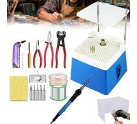 Stained Glass Grinder Starter Kit with Cutting & Soldering Tools for Beginner Glass Art Projects