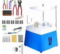 Stained Glass Grinding Kit, 4200 RPM Professional Cutting Tool with 5/8 inch and 1 inch Replaceable Diamond Grinder Bit