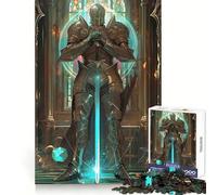 Stained Glass Guardian 1000 Piece Jigsaws for Teenagers Puzzle Strong Logic Toy Relaxed Mind Clear Edge Bday Surprise (50x75cm)