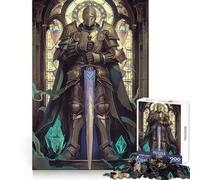 Stained Glass Guardian Jigsaw Puzzles for Teenagers 1000 Pieces Logic Sense Toy Calm Fun Smooth Edge Birthday Gift (38x52cm)