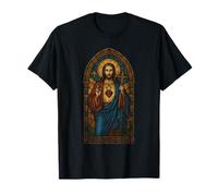 Stained Glass Jesus Christ T-Shirt