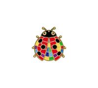Stained Glass Ladybug Enamel Pin, Colorful Rainbow Ladybug Pin Brooch For Gardener Nature Insect Lover Entomologist, Cute Ladybird Brooch Badge, Mosaic Ladybird Lapel Badges, Bug Enthusiast Gift, Good