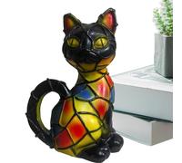 Stained Glass Lamp, Table Lamps Retro Stained Tabletop Night,Animal Series Night Light Home Decor, 3D Cute LED Animal Bedside Table Lights for Kitten Lovers