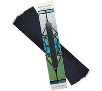 Stained Glass Lead Lines, 142ft, 1/8" Thick, Black Gallery Glass Lead Lines