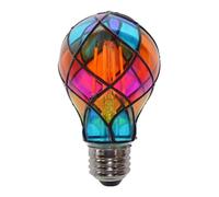 Stained Glass LED Bulb,E26 Base 4W 120V LED Corloful Bulb,Decorative Lightbulb | for Indoor Home Room Bedside Lamp Garden Balcony Party Halloween Christmas