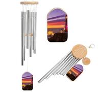 Stained Glass Lighthouse Wind Chimes for Outside Memorial Tuned Outdoor Windchimes Large Garden Decor Wind Chime with Melodious Sound for Mom Dad Grandma Home Garden Patio Decor