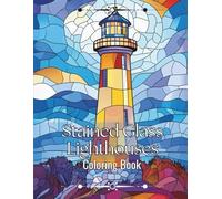 Stained Glass Lighthouses Coloring Book
