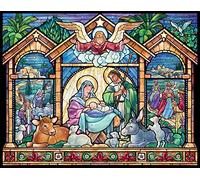 Stained Glass Nativity Advent Calendar (Countdown to Christmas)