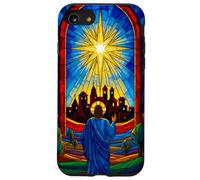 Stained Glass Nativity Star Art Christmas Christian Case for iPhone SE (2020) / 7/8