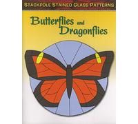 Stained Glass Patterns: Butterflies and Dragonflies