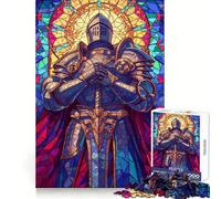 Stained Glass Peacekeeper Jigsaw Puzzles for Teenagers 1000 Piece Clear Logic Toy Peaceful Fun Perfect Cut Warm Surprise 38x52cm