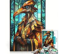 Stained Glass Plague Doctor Puzzle