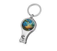 Stained Glass Poetic Knowledge Ancient Book Nail Clippers Toenail Clipper Cutters Professional Nail Trimmer Nail Cuticle Cutter for Women Men